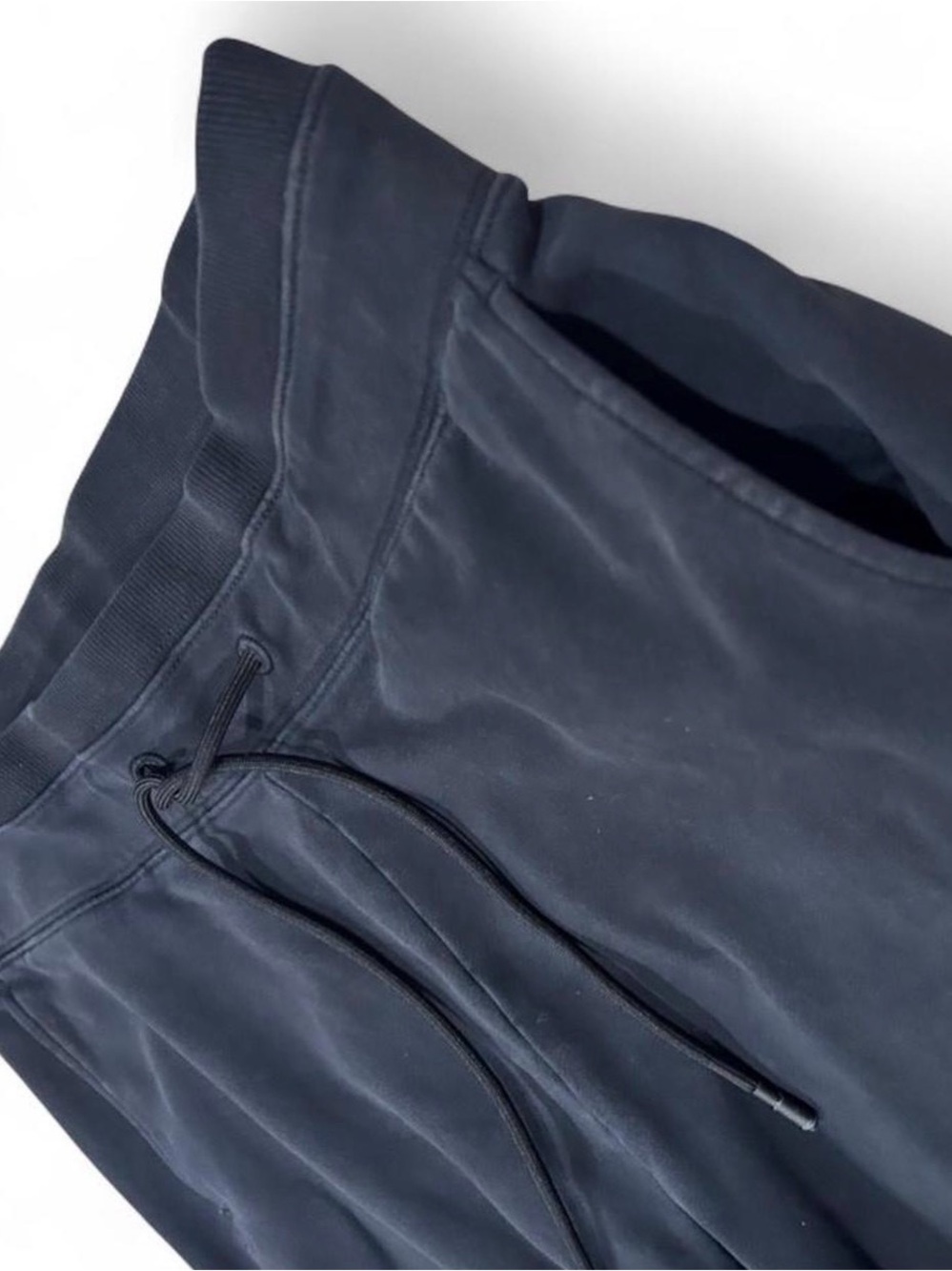 JoyLab Black Drawstring Jogger Pants Ribbed Cuff - Picture 3 of 4